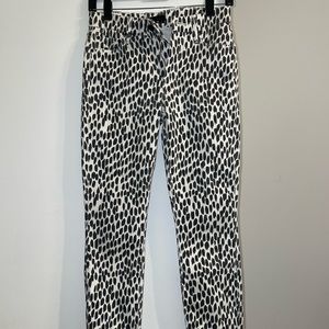 MOTHER Dalmatian print skinny jeans